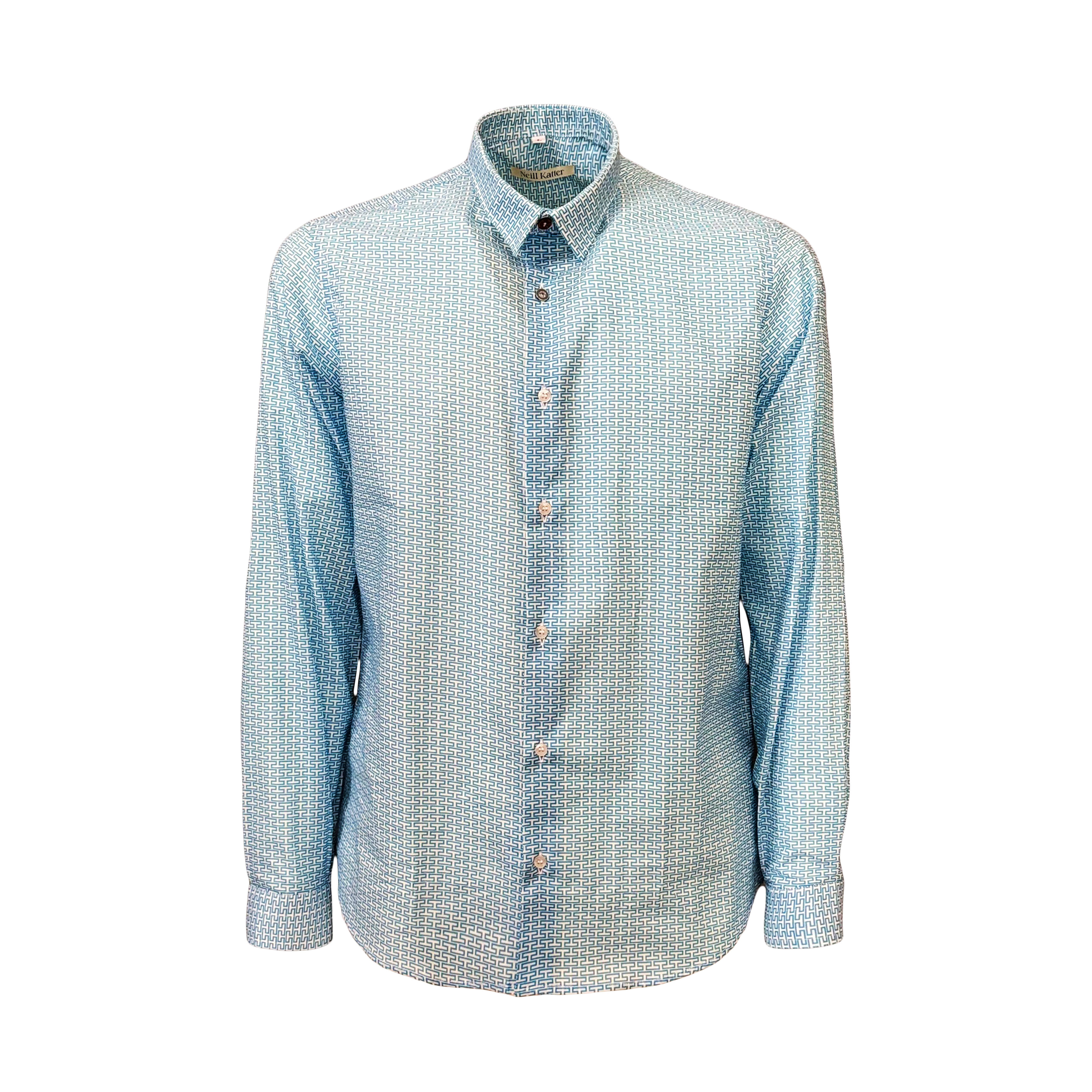 Neill Katter Camicia Disegno Cravatta