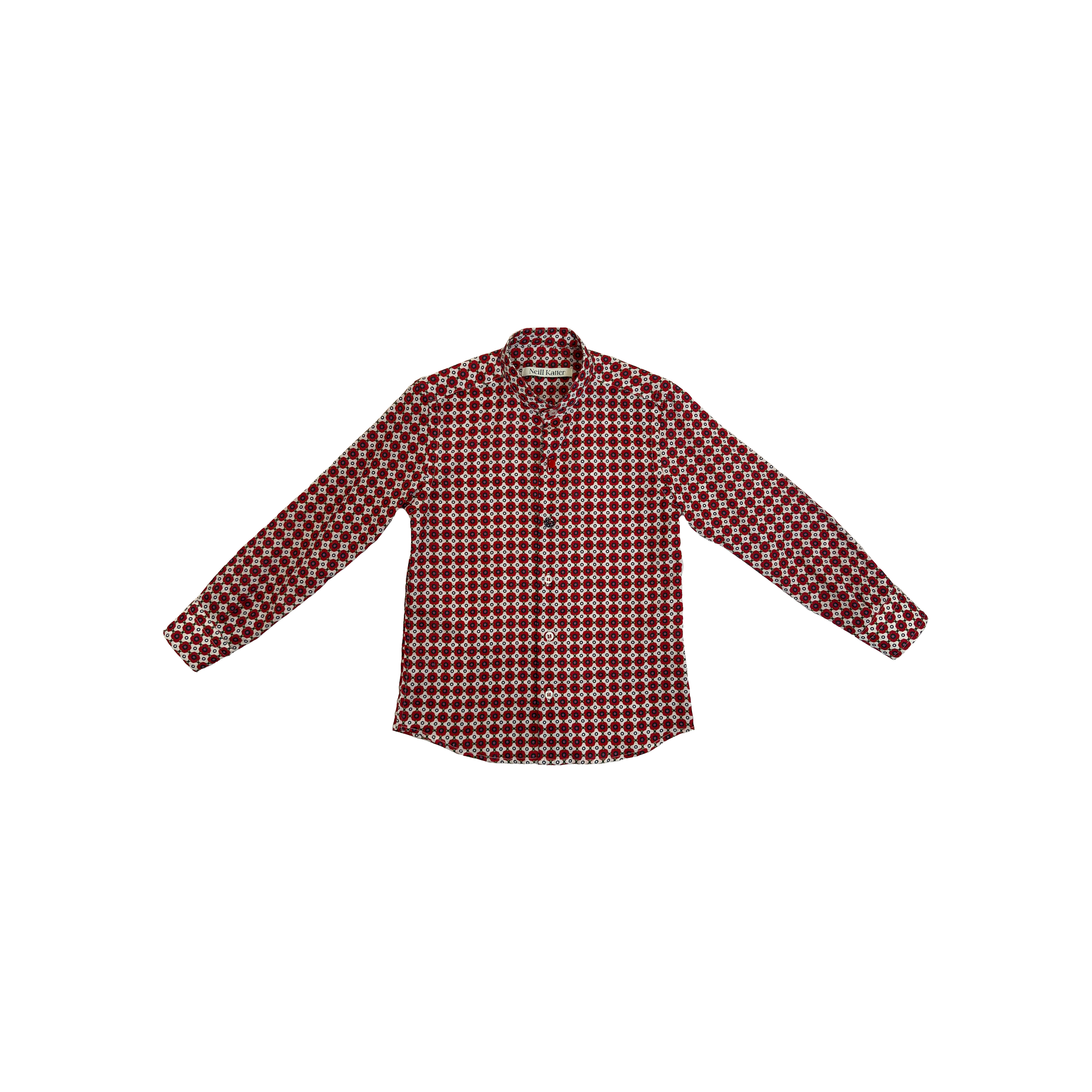 Neill Katter Camicia Disegno Cravatta