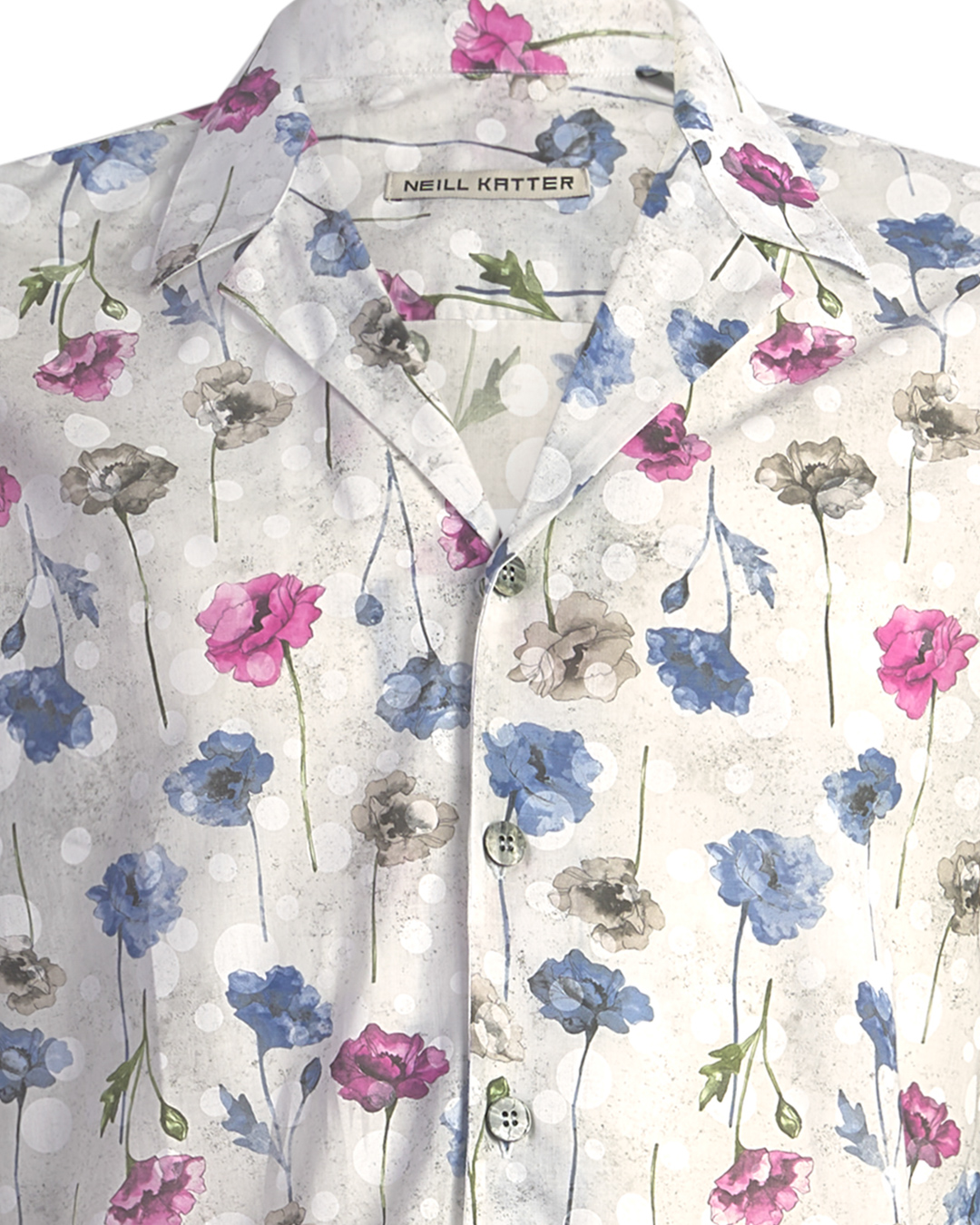 Neill Katter Camicia Floreale Pois