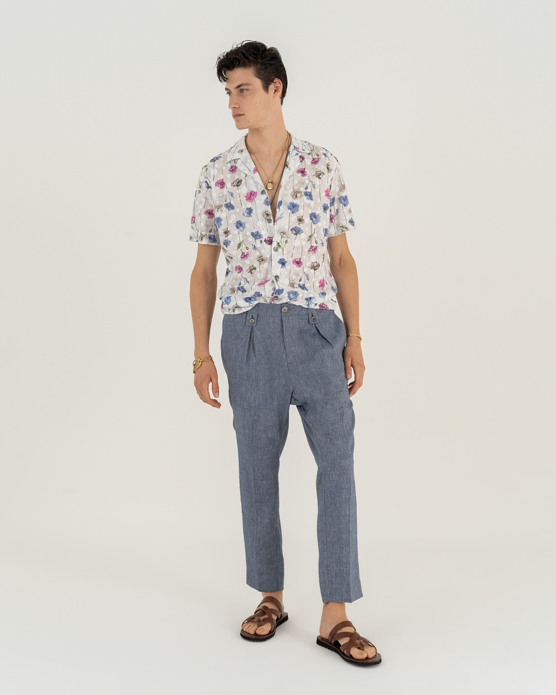 Neill Katter Camicia Floreale Pois