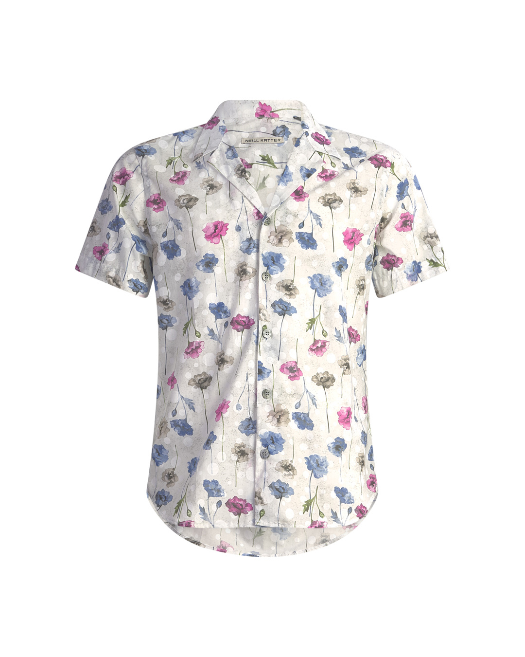 Neill Katter Camicia Floreale Pois