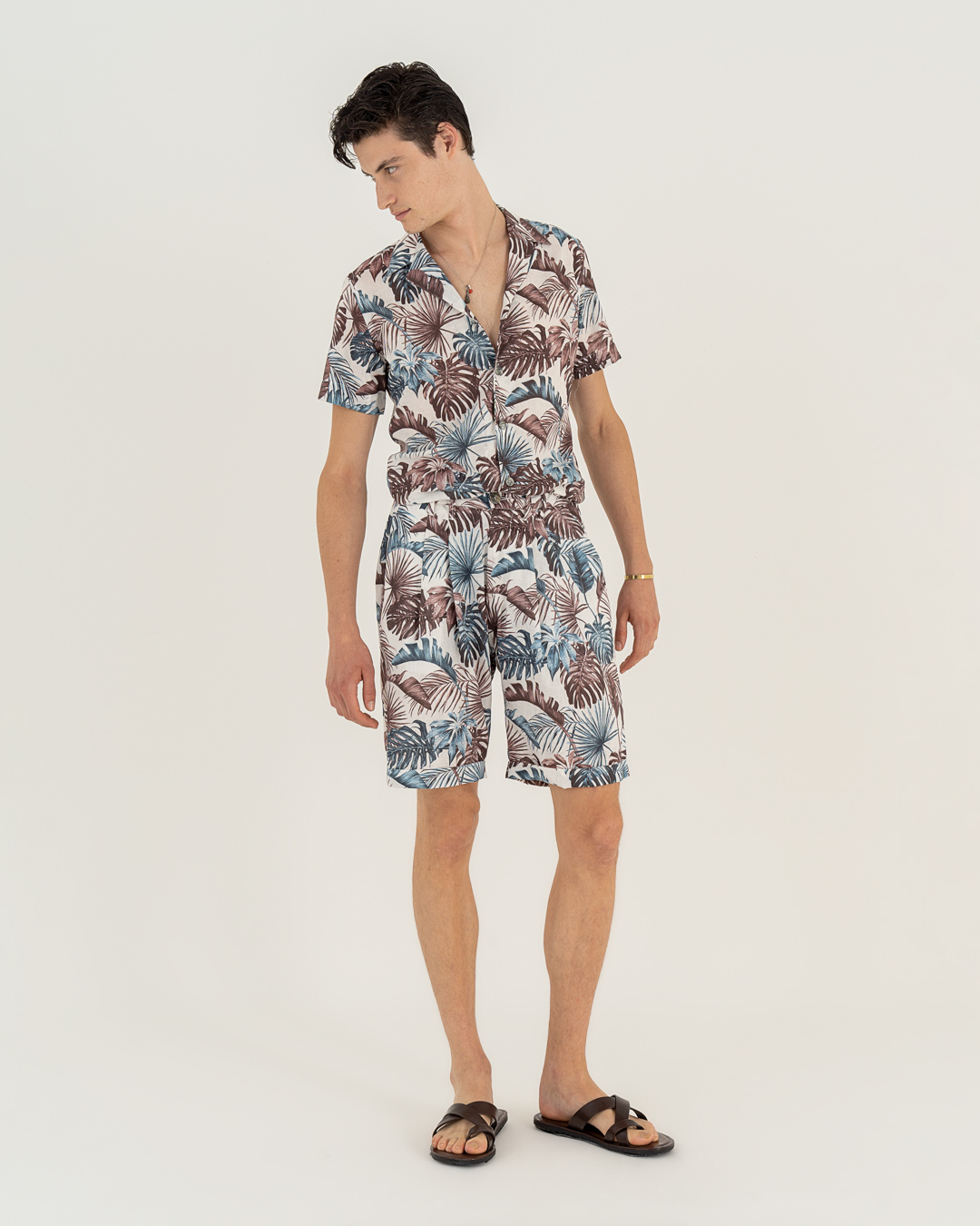 Neill Katter Camicia Foglie Estive