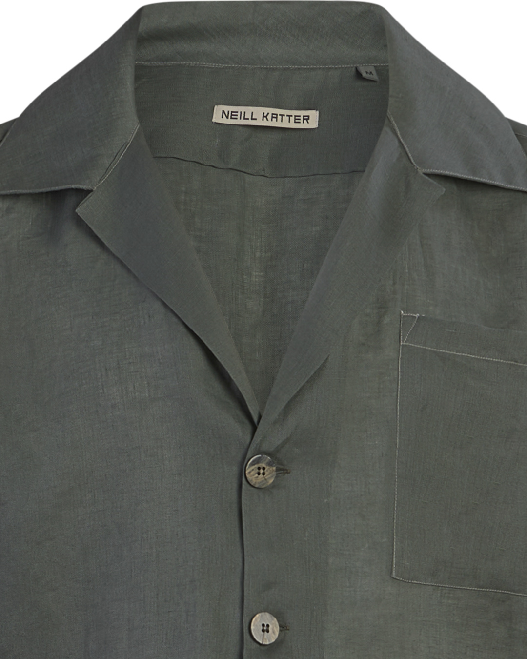 Neill Katter Giacca Camicia Eleganza Di Lino