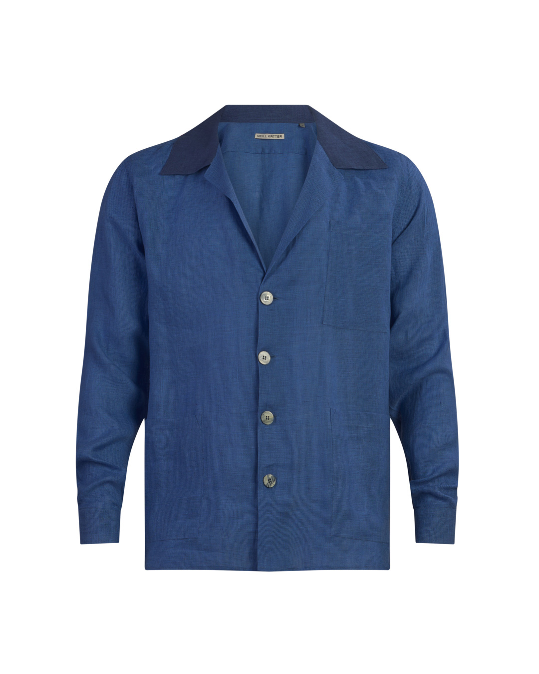 Neill Katter Giacca Camicia Eleganza di Lino