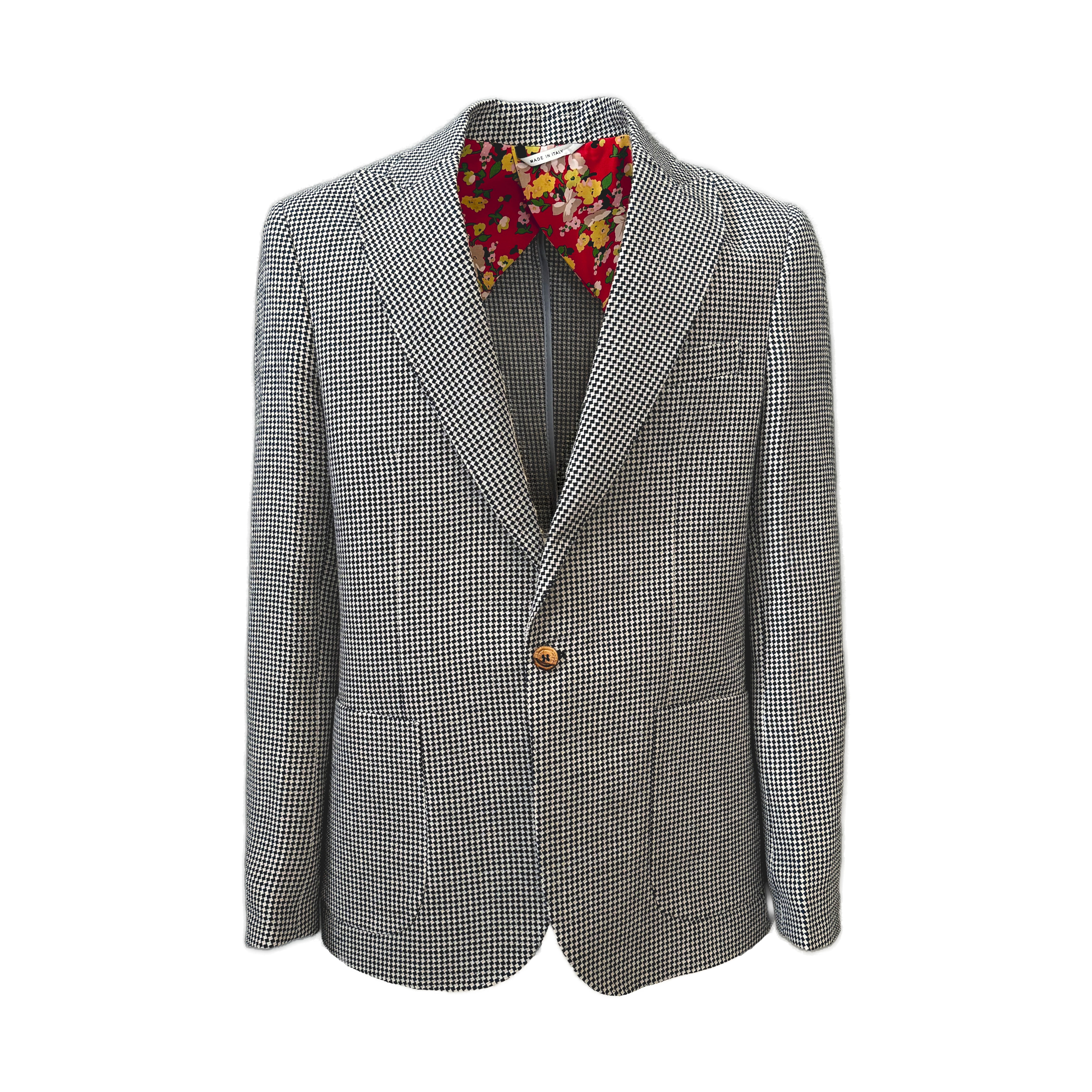 Neill Katter Giacca Tramatura Scacchi