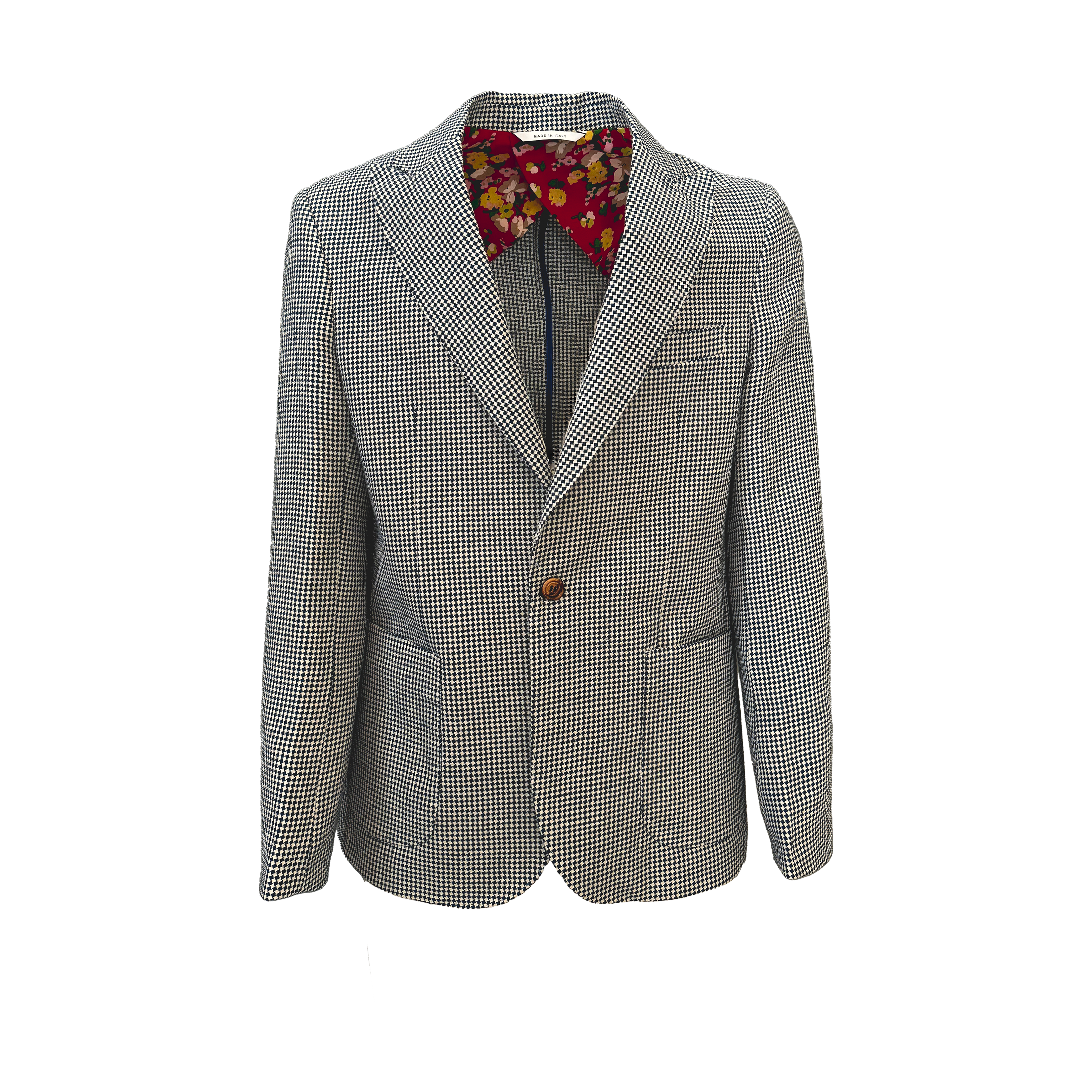 Neill Katter Giacca Tramatura Scacchi