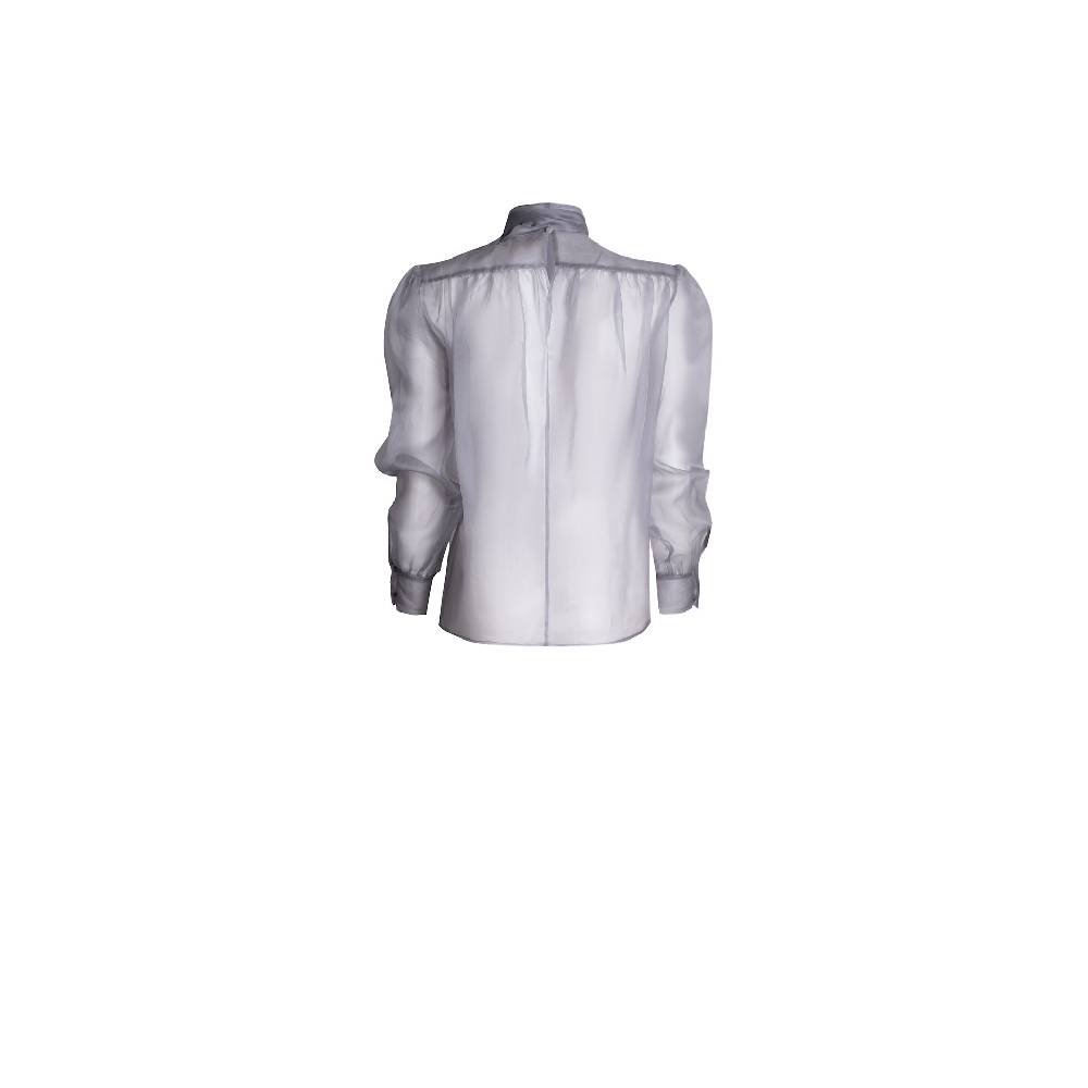 Nineminutes IMNOTPERFECT – THE DANIELLE TOP ORGANZA GREY