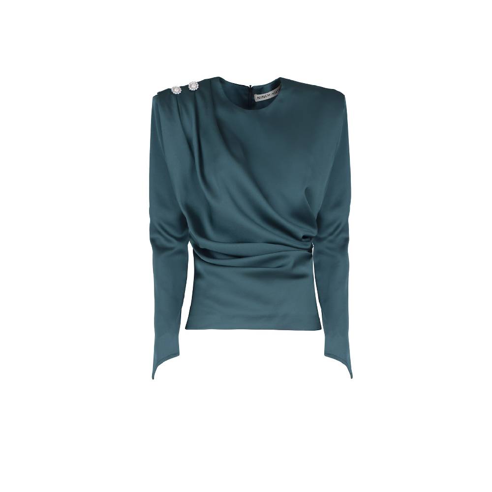 Nineminutes FW20.21 – THE LAURYN TOP GREEN