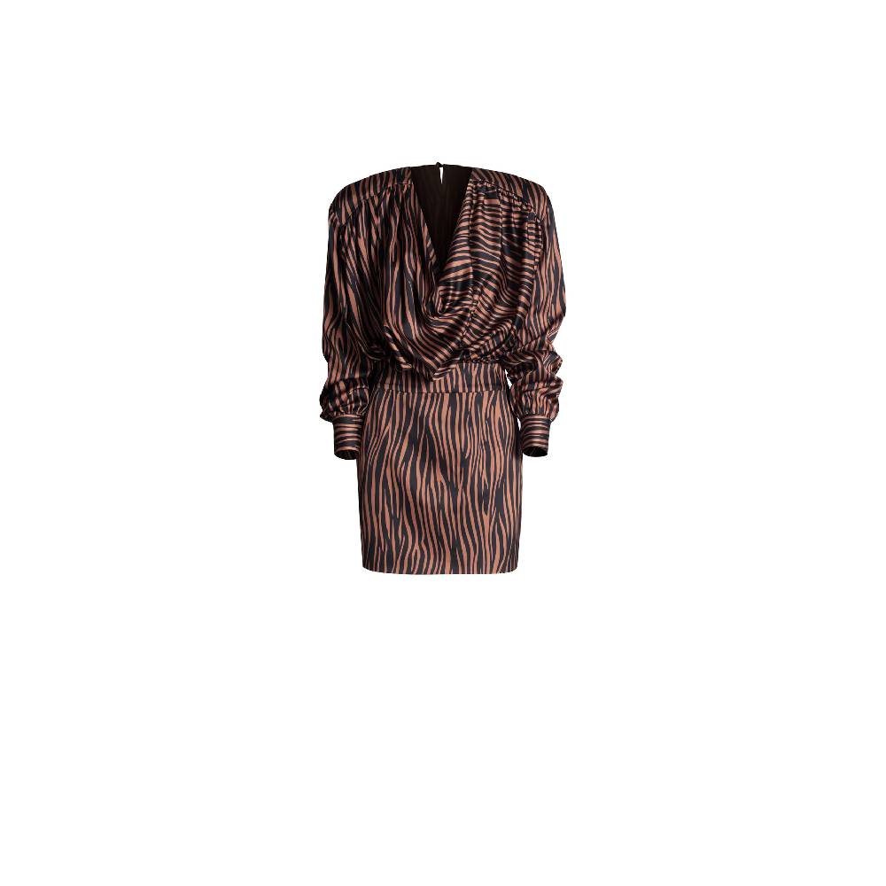 Nineminutes FW22.23 – THE GINA DRESS TIGER