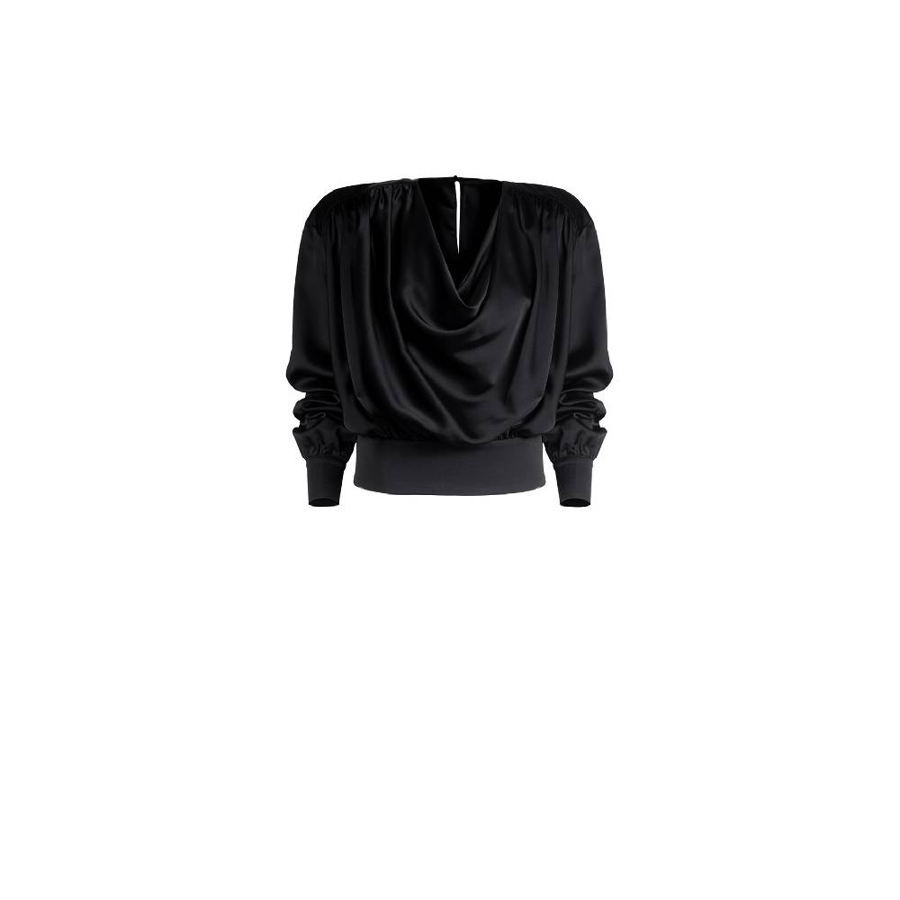 Nineminutes FW22.23 -THE GINA TOP BLACK