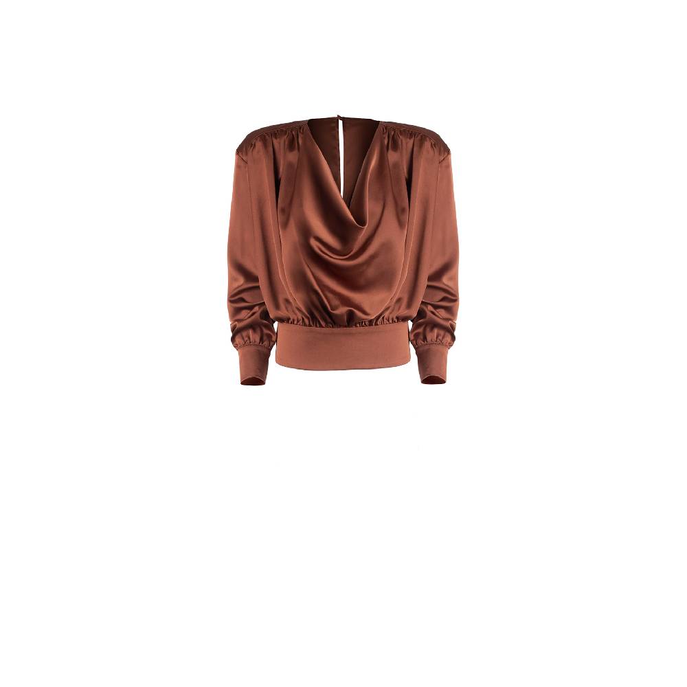 Nineminutes FW22.23 -THE GINA TOP BRONZE