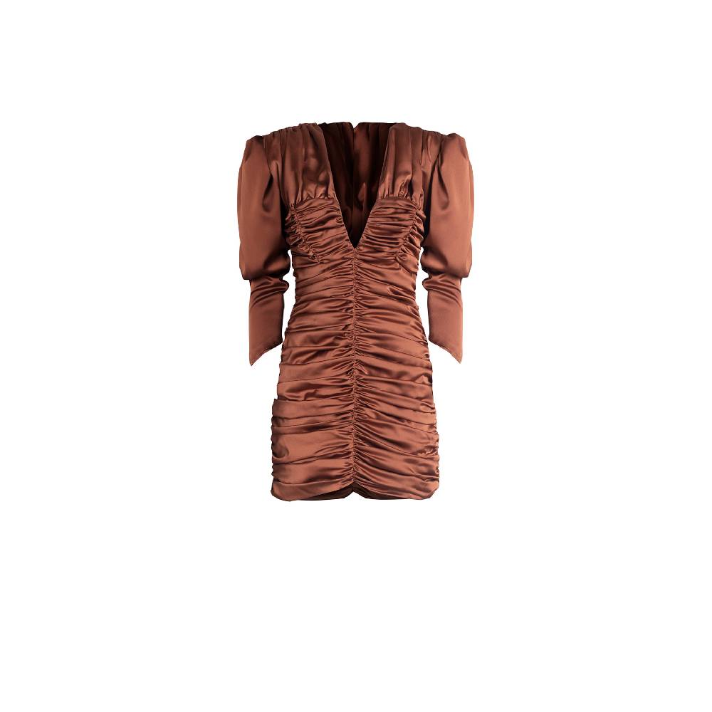 Nineminutes FW22.23 – THE PAOLINA DRESS BRONZE