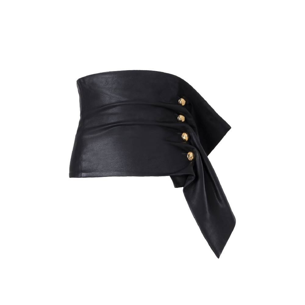 Nineminutes HS – THE SCORPION BELT LEATHER BLACK