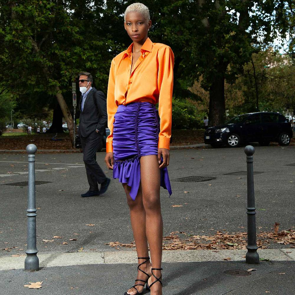 Nineminutes IMNOTPERFECT – THE VERTIGO SKIRT PURPLE