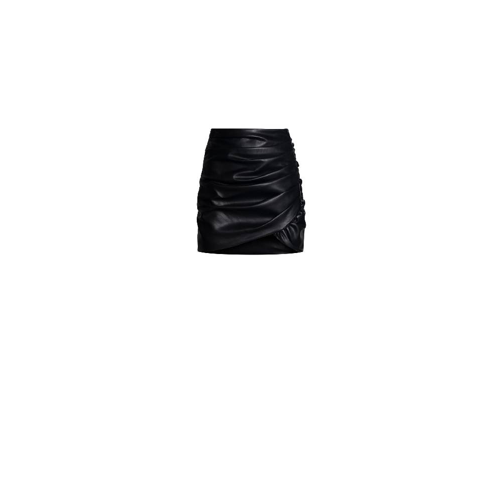 Nineminutes RESORT23 – THE CURLING LEATHER BLACK
