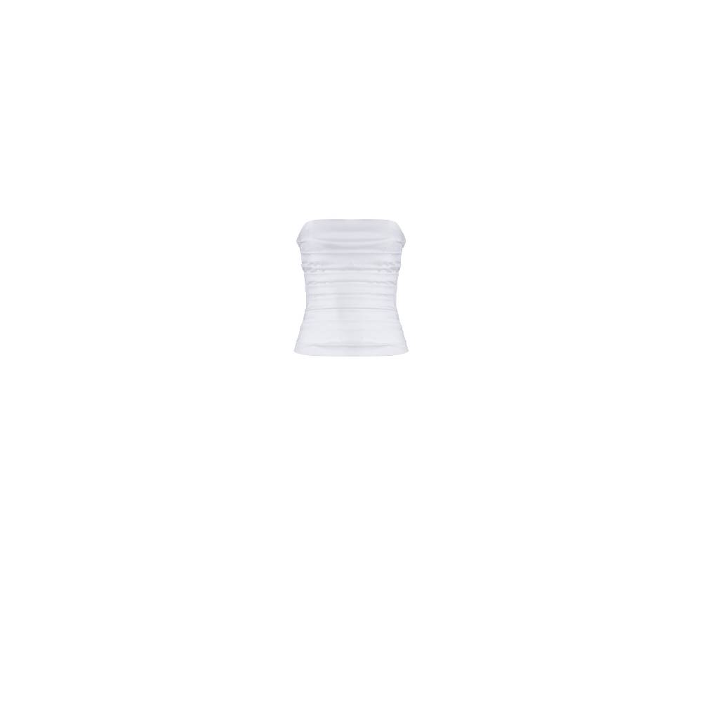 Nineminutes REVERSIBLE – THE LUCY TOP COTTON WHITE