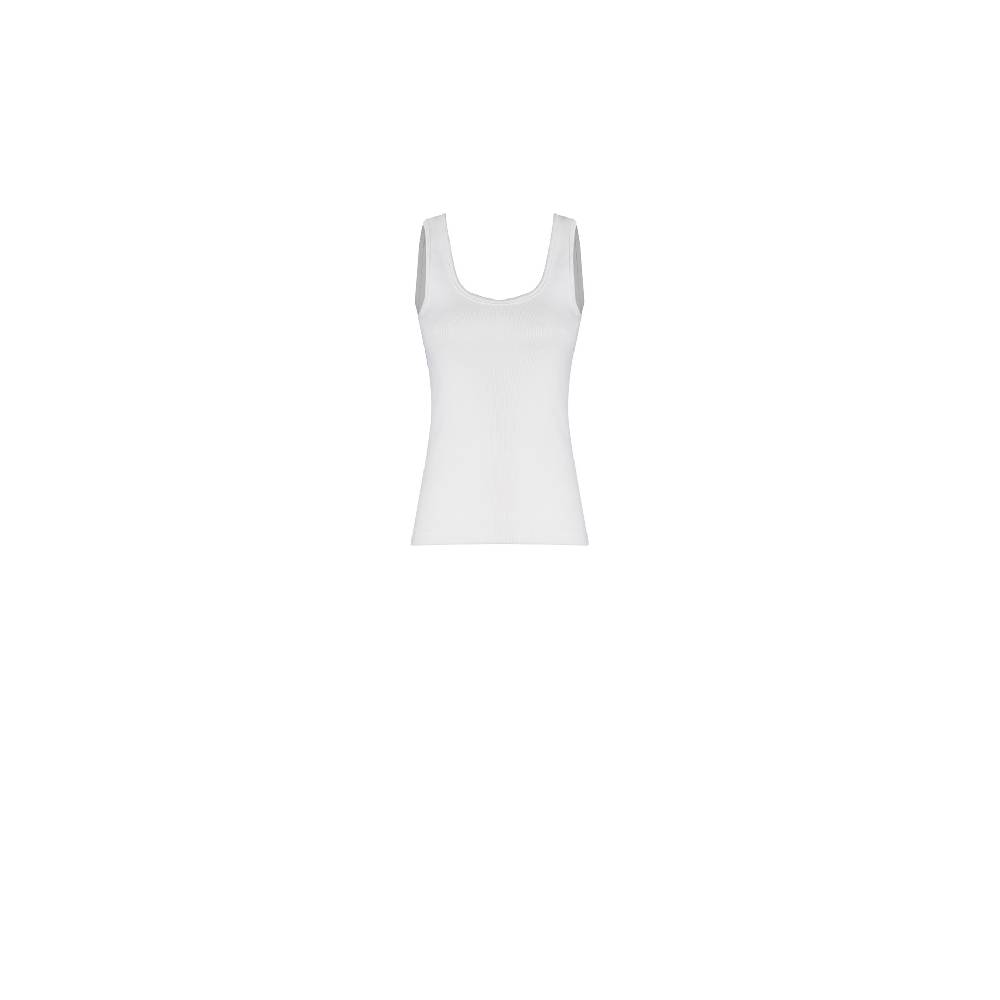 Nineminutes REVERSIBLE – THE TANK COTTON WHITE