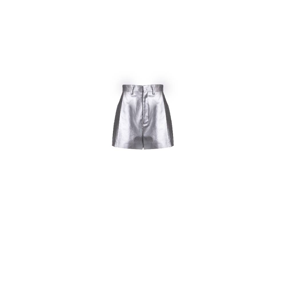 Nineminutes REVERSIBLE – THE WOMAN SHORT SILVER