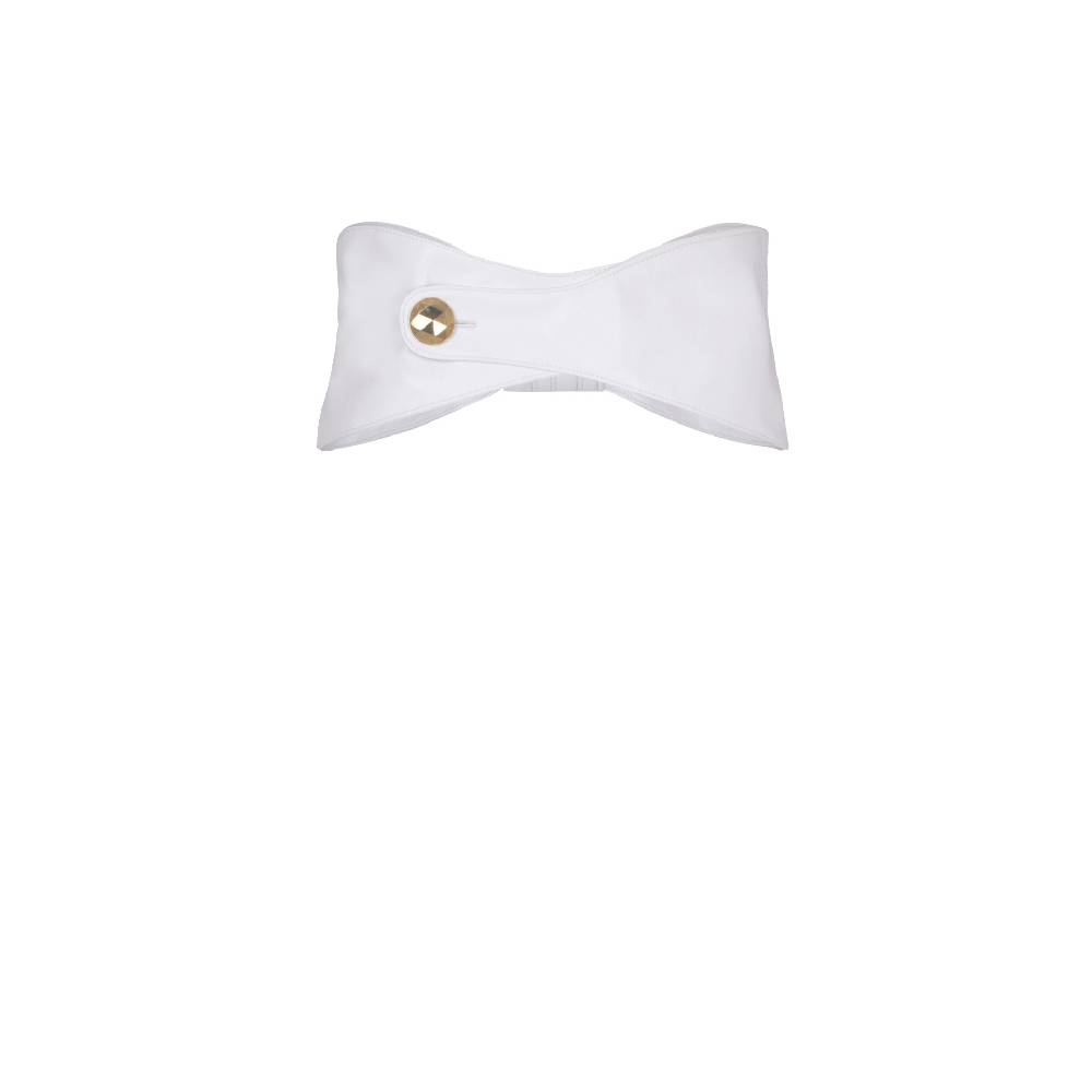 Nineminutes U&O – THE BOW BELT WHITE