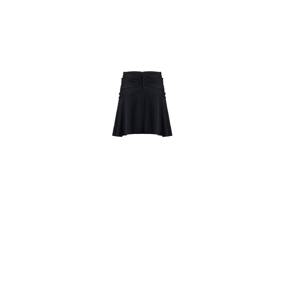 Nineminutes REVERSIBLE – THE BUTTERFLY SKIRT CREPE BLACK