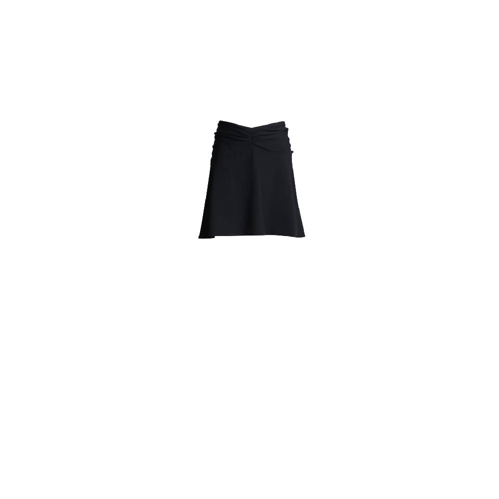 Nineminutes REVERSIBLE – THE BUTTERFLY SKIRT CREPE BLACK