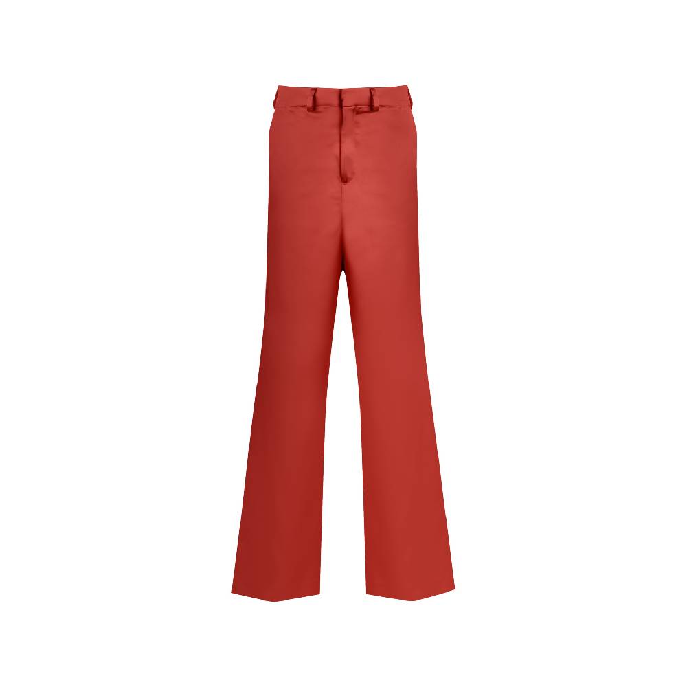 Nineminutes REVERSIBLE – THE WOMAN SUBMARINE PANTS SATIN ORANGE