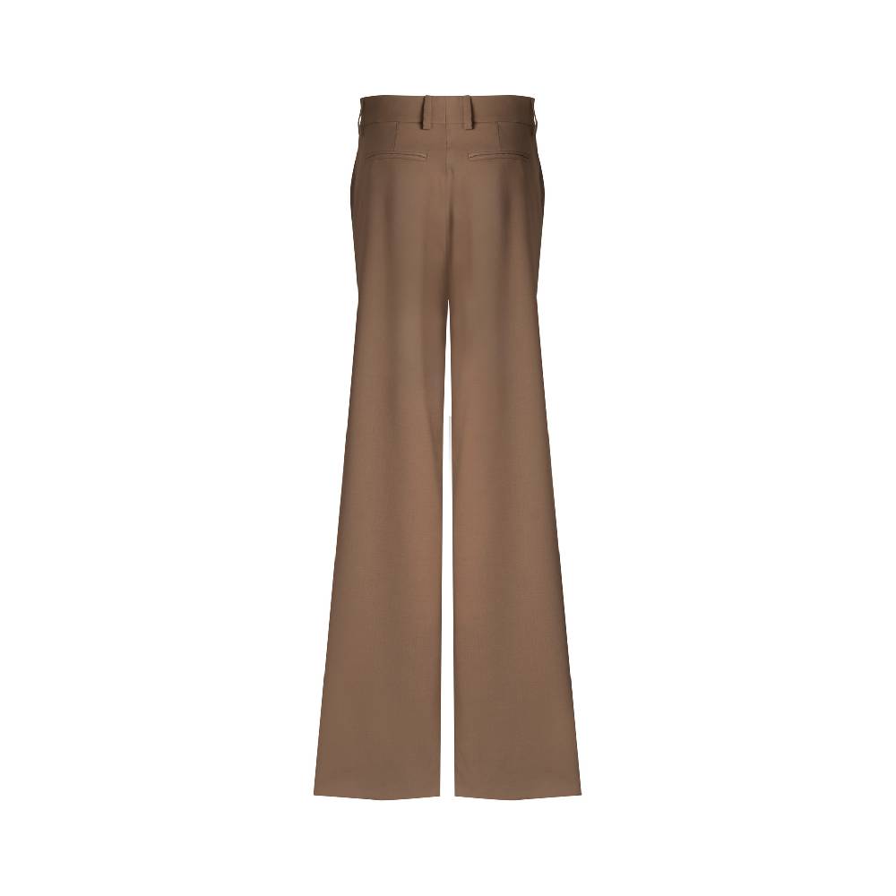 Nineminutes REVERSIBLE – THE WOMAN SUBMARINE PANTS WOOL SAND