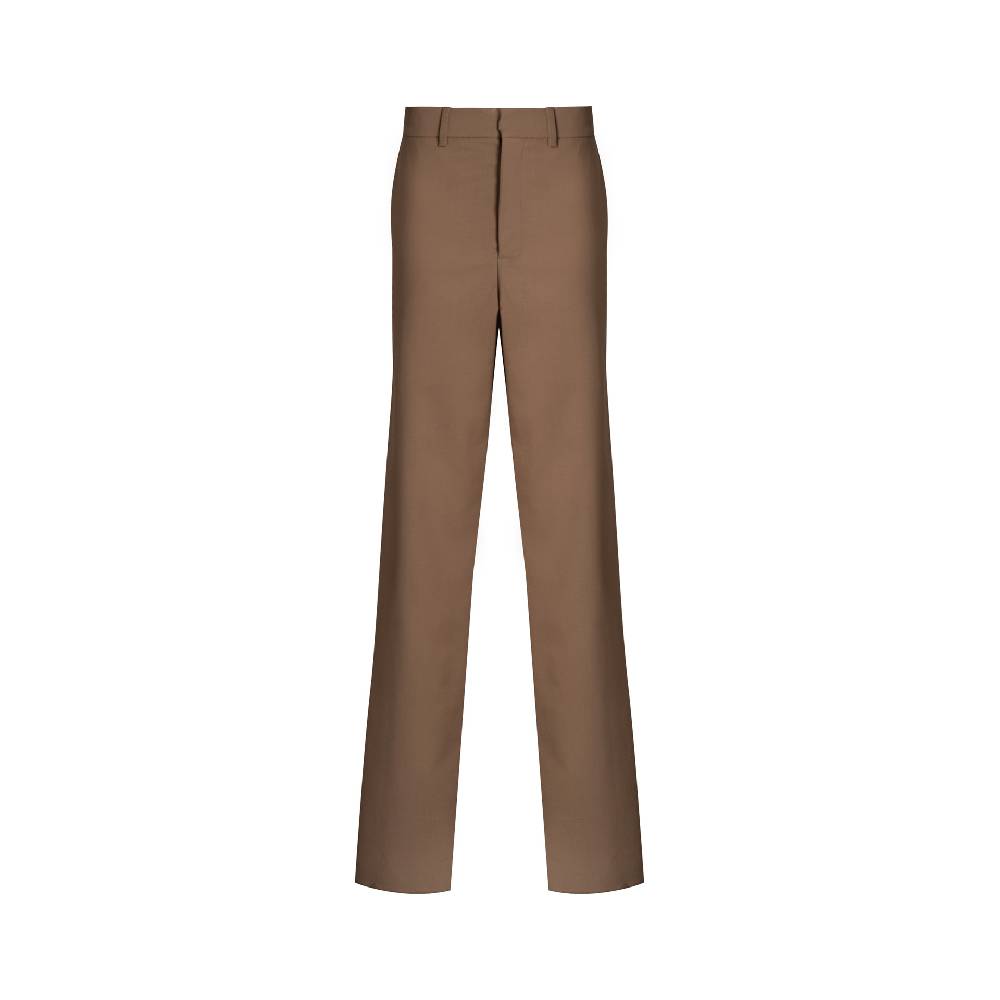 Nineminutes REVERSIBLE – THE WOMAN SUBMARINE PANTS WOOL SAND