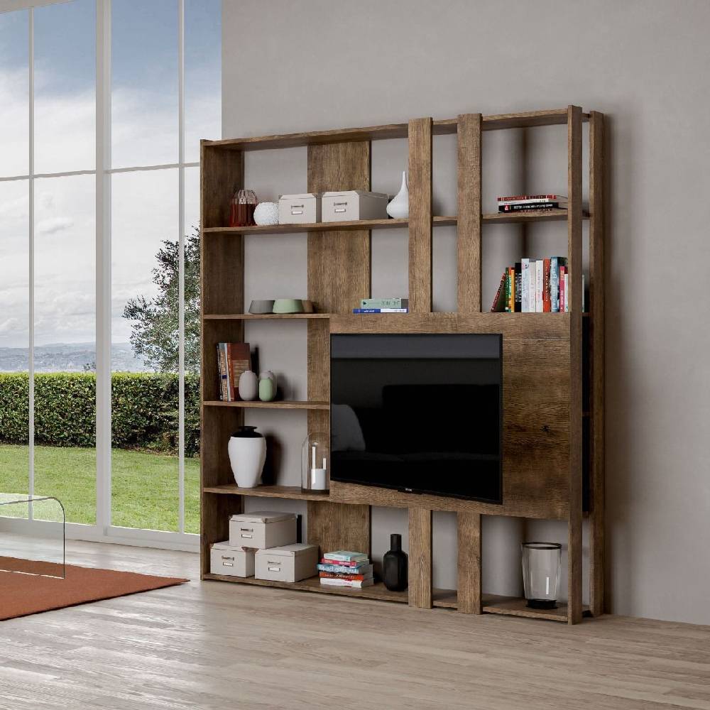 Itamoby Composizione M Kato 6R 2 Fianchi 2 Fasce Lunghe 2 Fasce Corte 2 Fasce Medie Pannello TV NC