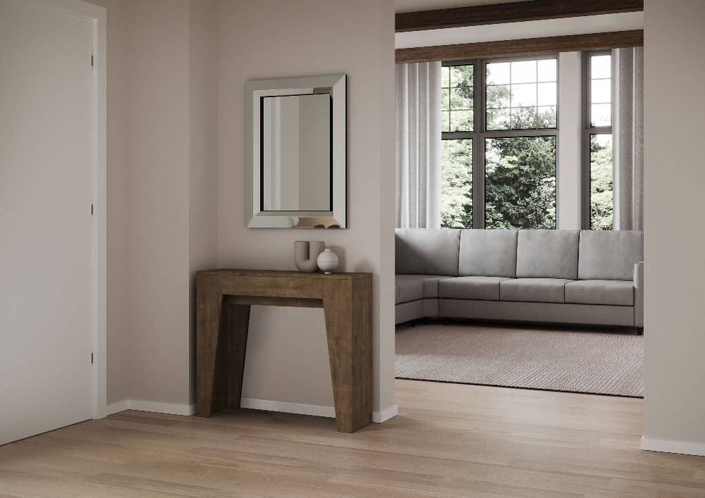 Itamoby Consolle Allungabile 90×25/181 Cm Narrow Noce