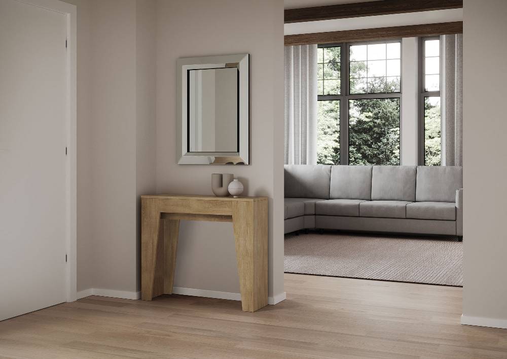 Itamoby Consolle Allungabile 90×25/181 Cm Narrow Quercia Natura