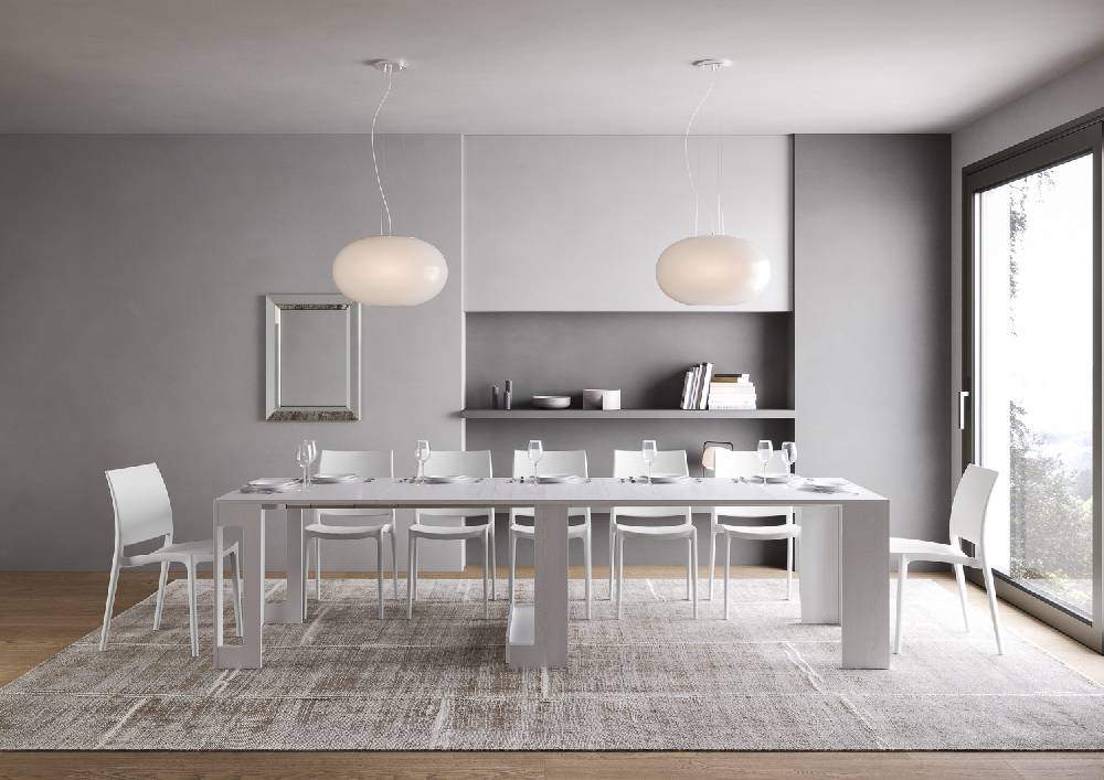 Itamoby Consolle Allungabile Evolve Bianco Frassino