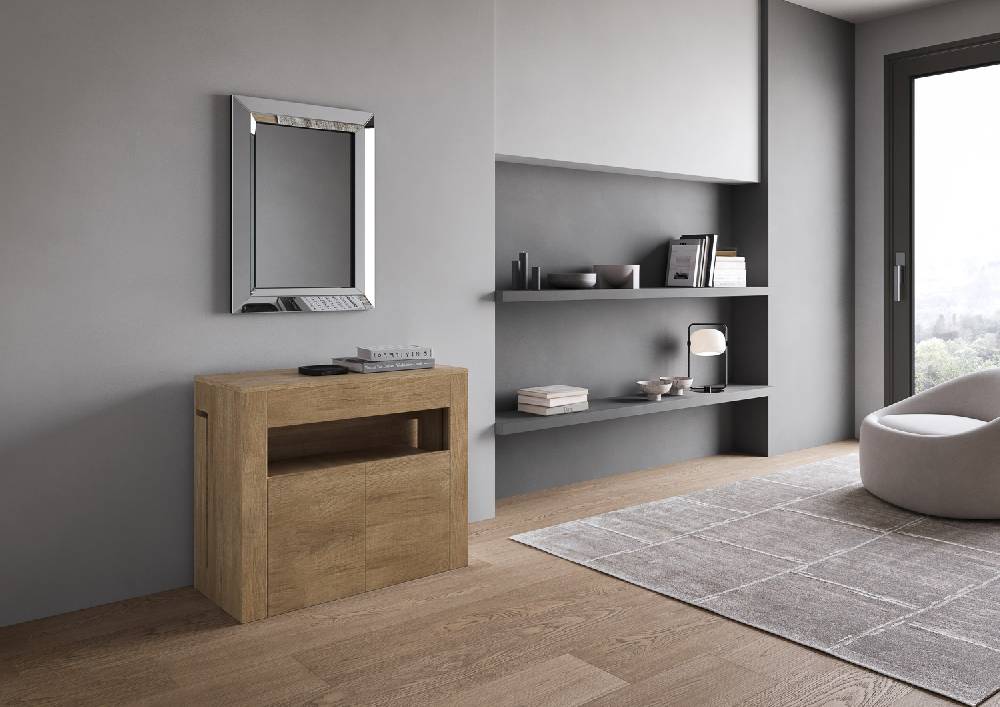 Itamoby Consolle Allungabile Evolve Con Panca Inferiore Quercia Natura