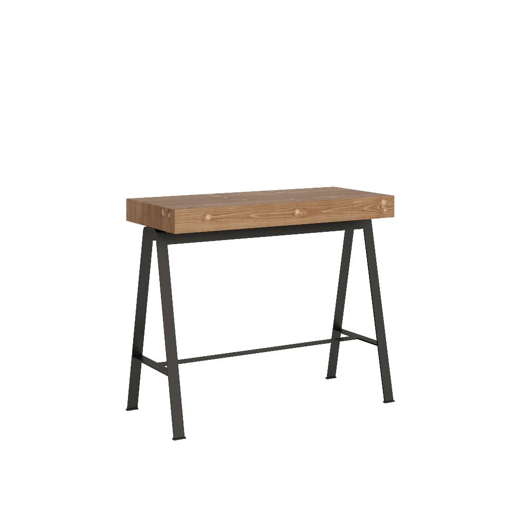 Itamoby Consolle Banco Small Premium Abete Tinto telaio Antracite