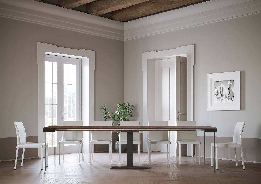 Itamoby Consolle Capital Evolution Noce Telaio Antracite