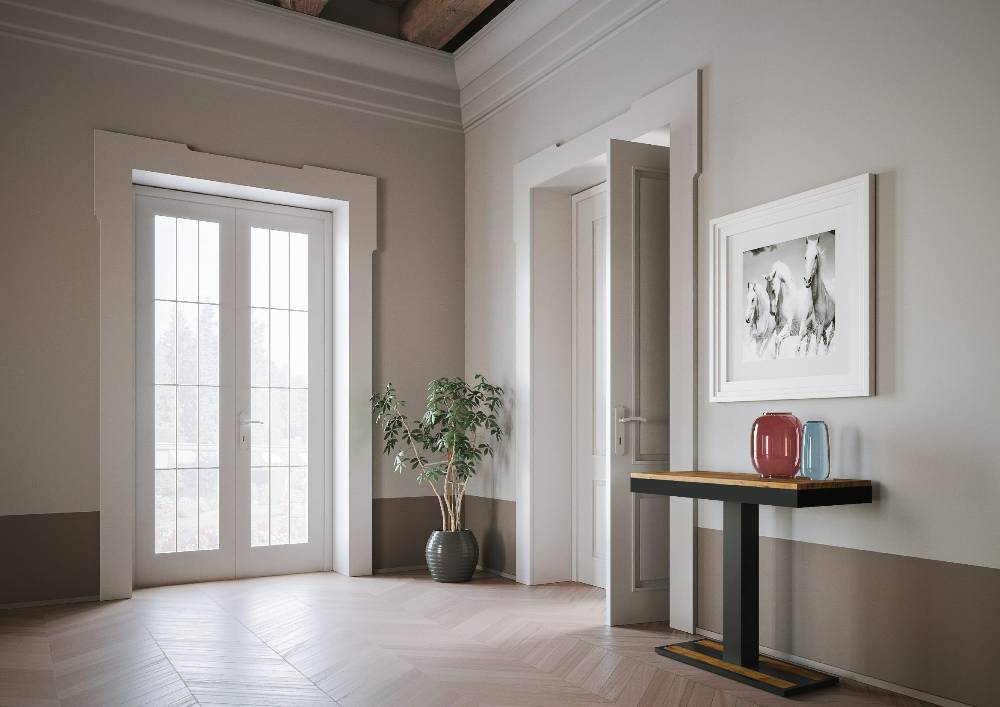 Itamoby Consolle Capital Evolution Quercia Natura Telaio Antracite