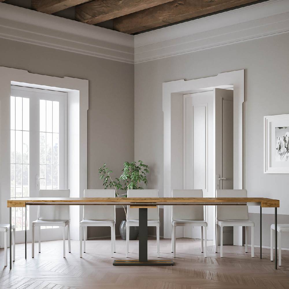 Itamoby Consolle Capital Quercia Natura Telaio Antracite