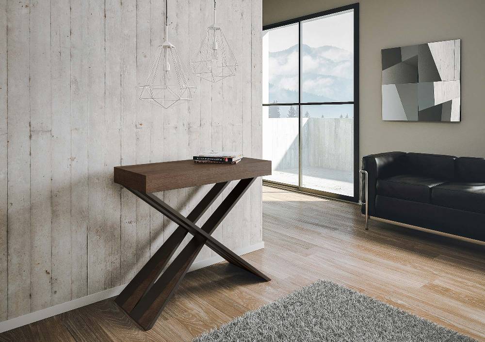 Itamoby Consolle Diago Premium Noce Telaio Antracite