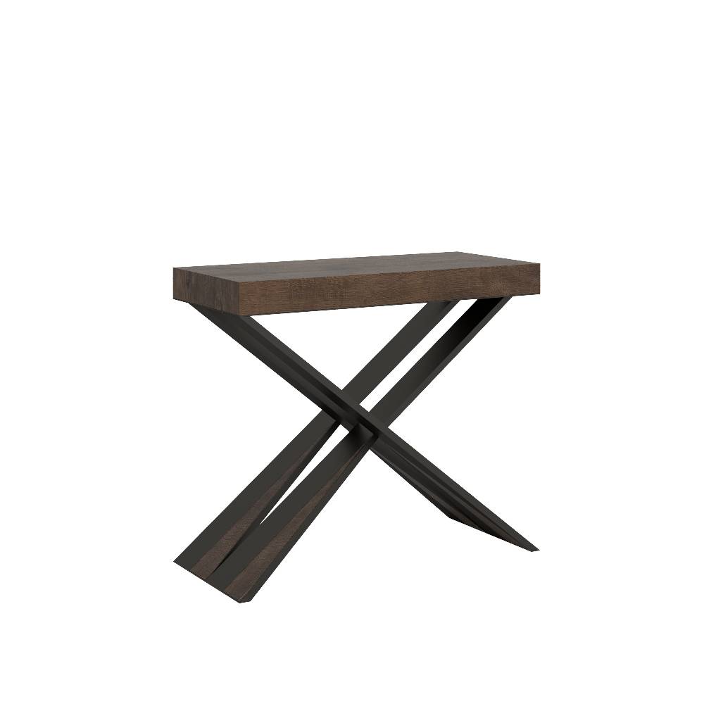 Itamoby Consolle Diago Premium Noce telaio Antracite