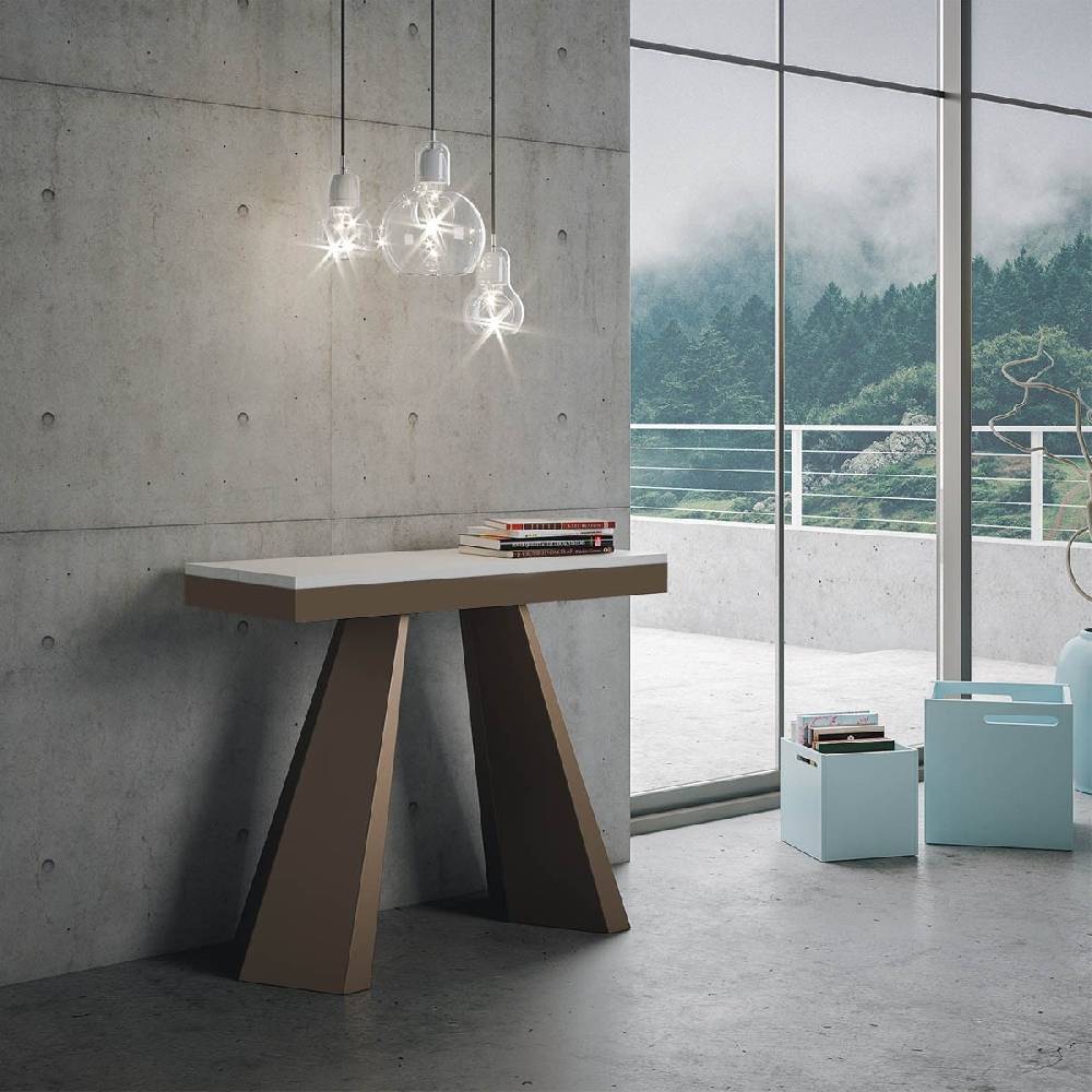 Itamoby Consolle Diamante Evolution Bianco Frassino Telaio Orso