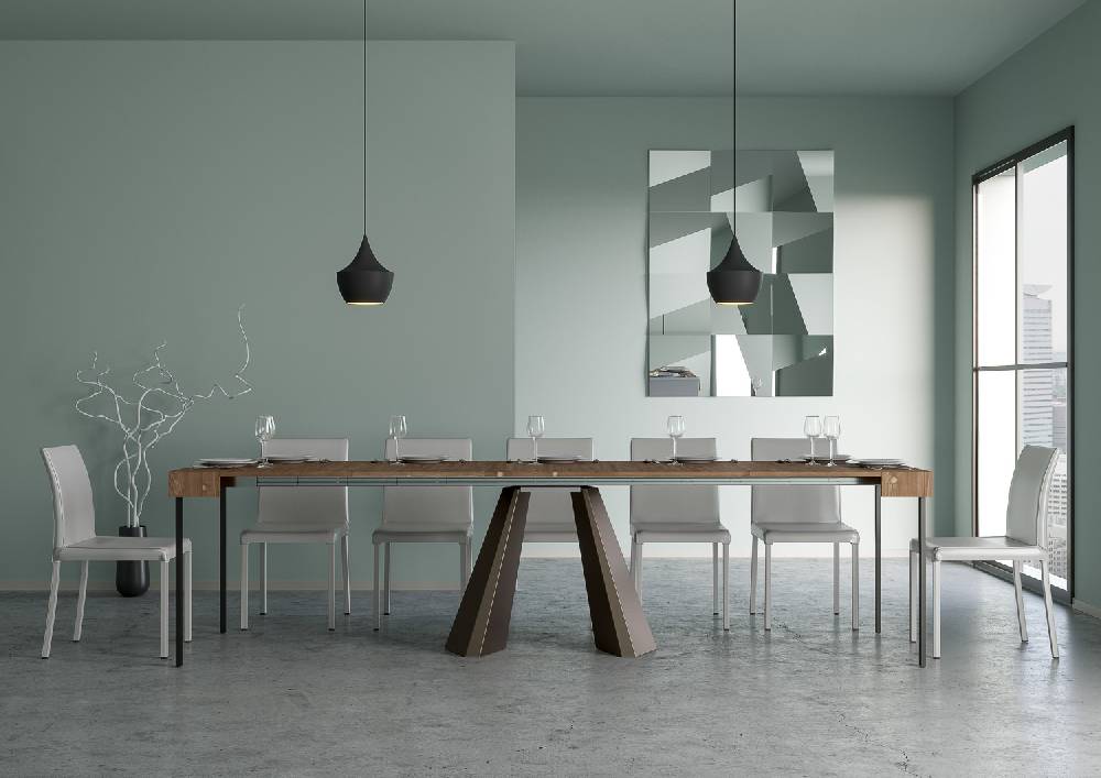 Itamoby Consolle Diamante Premium Abete Tinto Telaio Orso