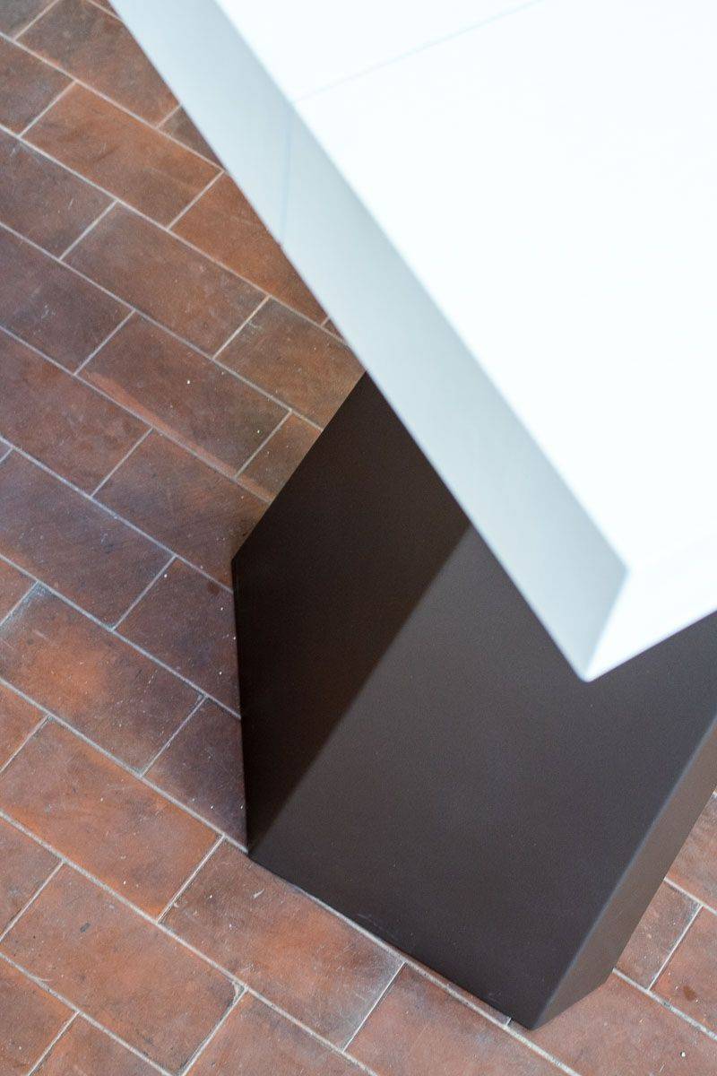 Itamoby Consolle Diamante Premium Bianco Frassino Telaio Orso