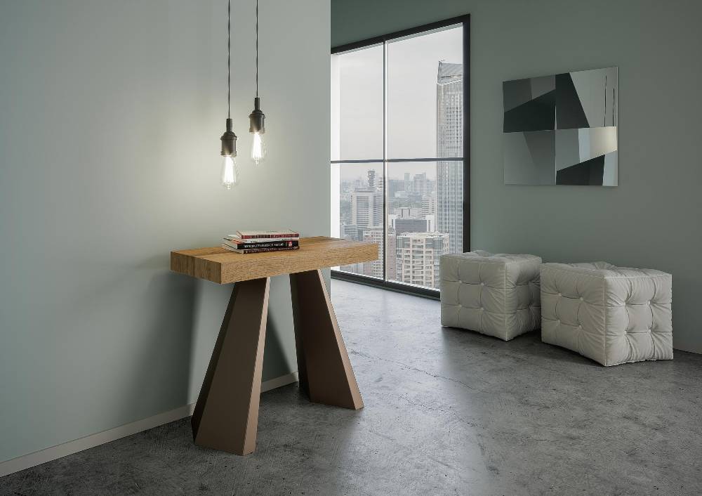 Itamoby Consolle Diamante Premium Quercia Natura Telaio Orso