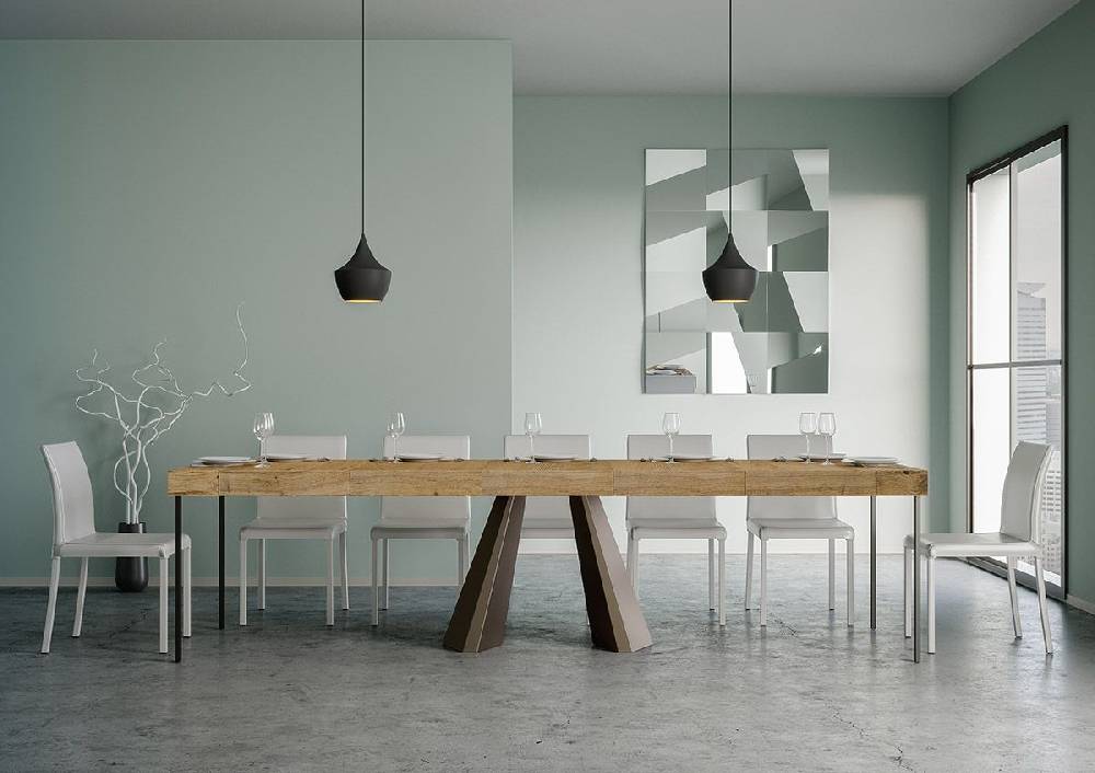 Itamoby Consolle Diamante Premium Quercia Natura Telaio Orso