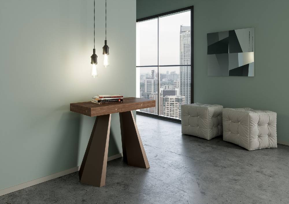 Itamoby Consolle Diamante Small Abete Tinto Telaio Orso