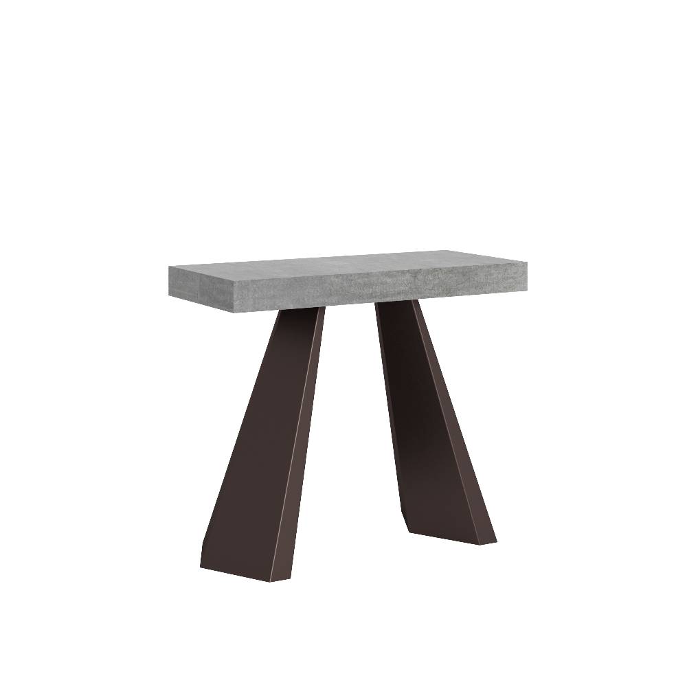 Itamoby Consolle Diamante Small Cemento telaio orso