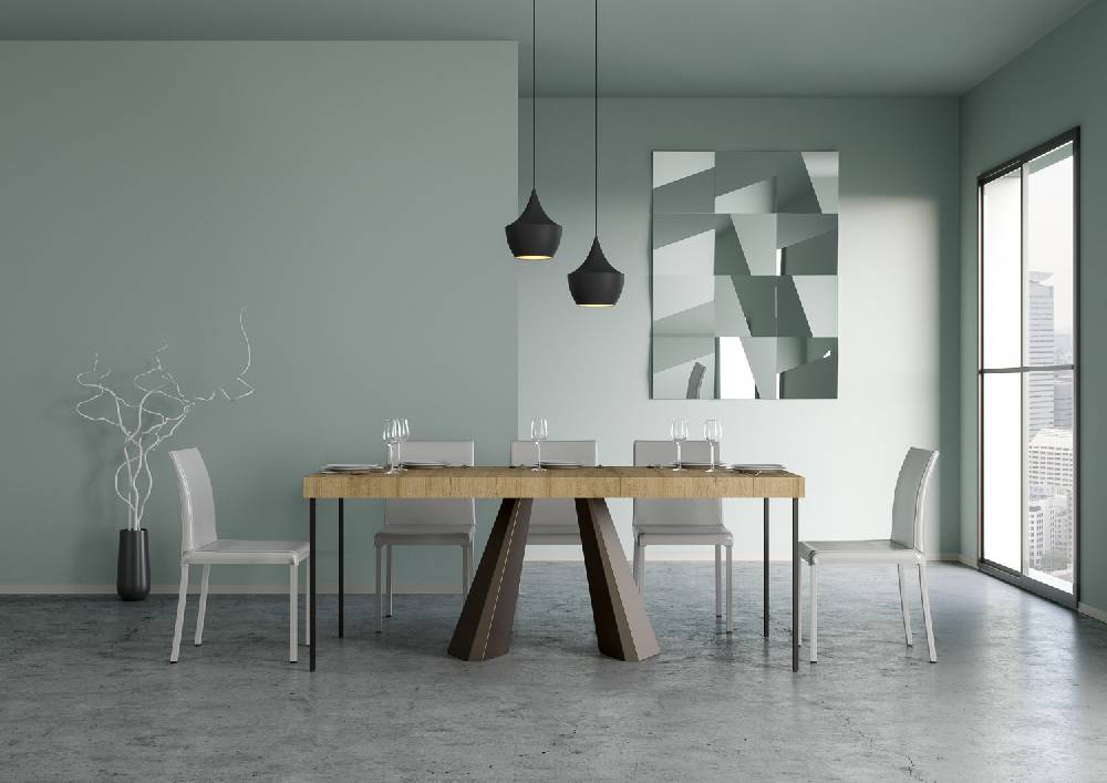 Itamoby Consolle Diamante Small Premium Quercia Natura Telaio Orso