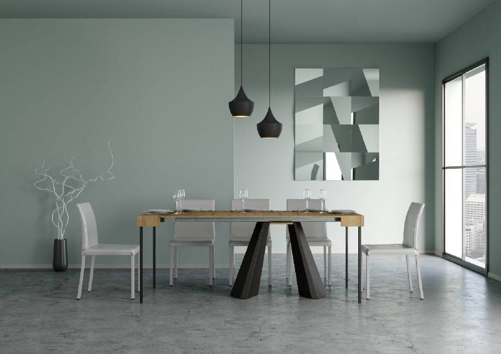 Itamoby Consolle Diamante Small Quercia Natura Telaio Orso