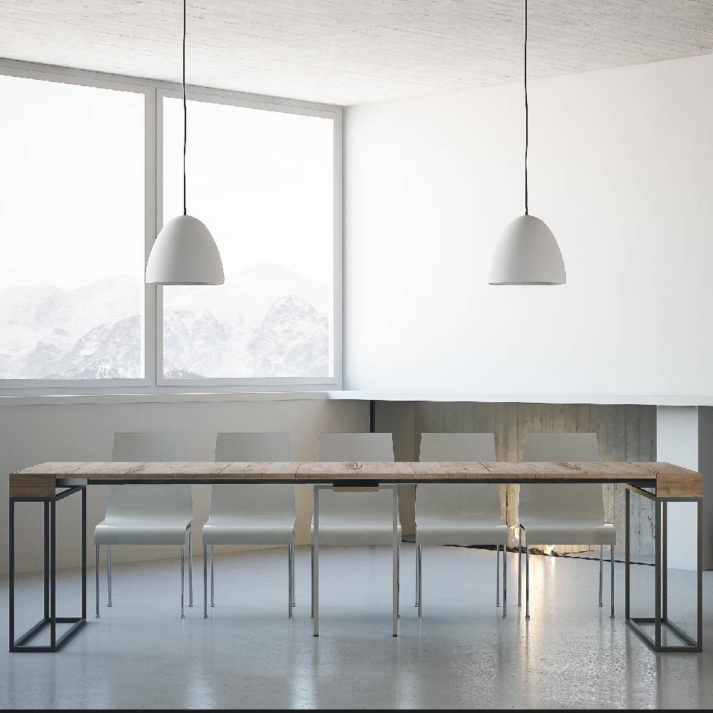 Itamoby Consolle Epoca Quercia Natura Telaio Antracite