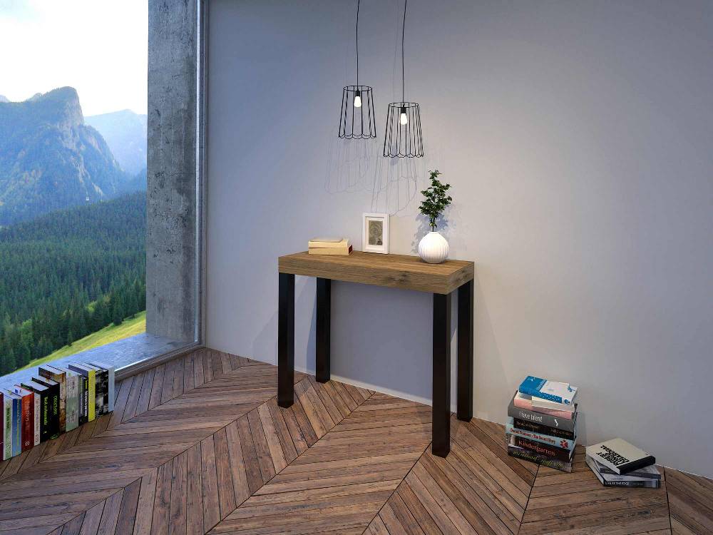 Itamoby Consolle Everyday Small Quercia Natura Telaio Antracite